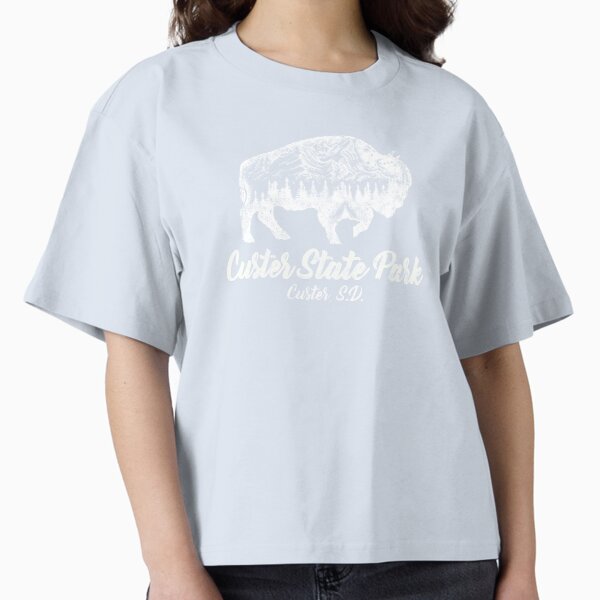 Custer State Park Tee for Bison Lovers South Dakota Boxy T-Shirt