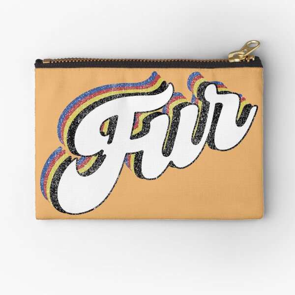 FUR Band Zipper Pouch