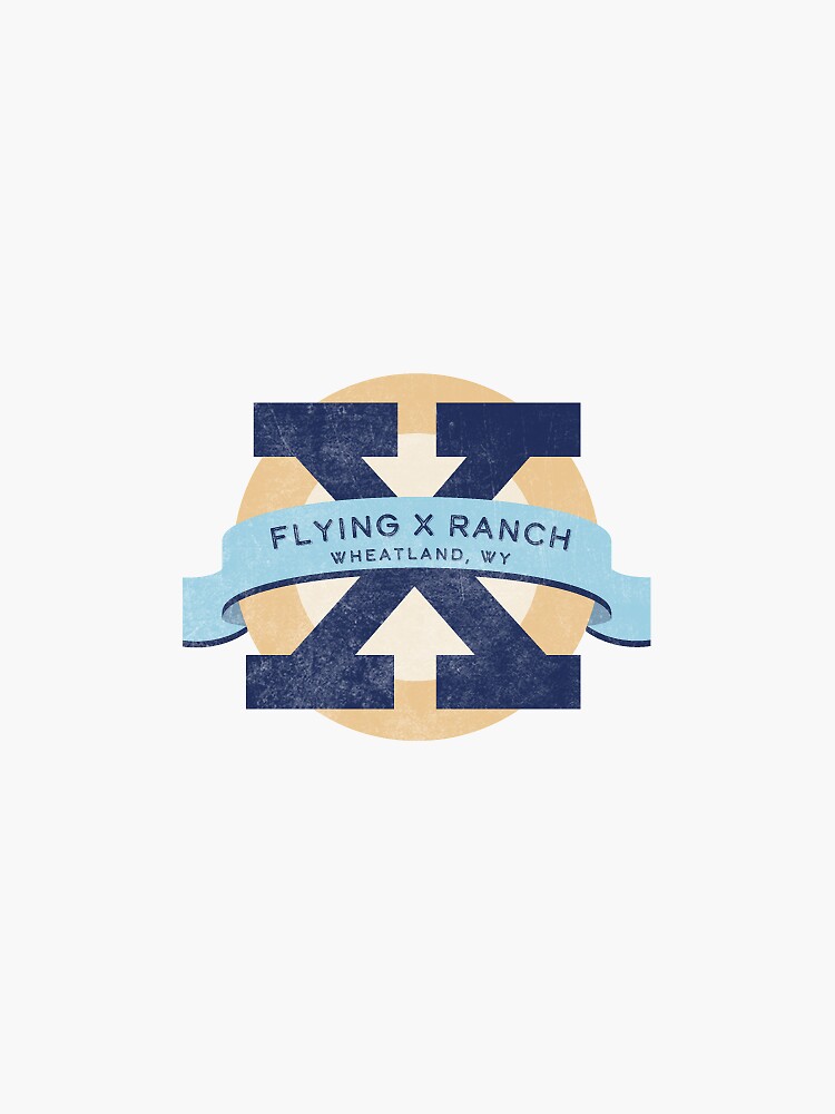 "Flying X Ranch" Sticker for Sale by kryder15 Redbubble