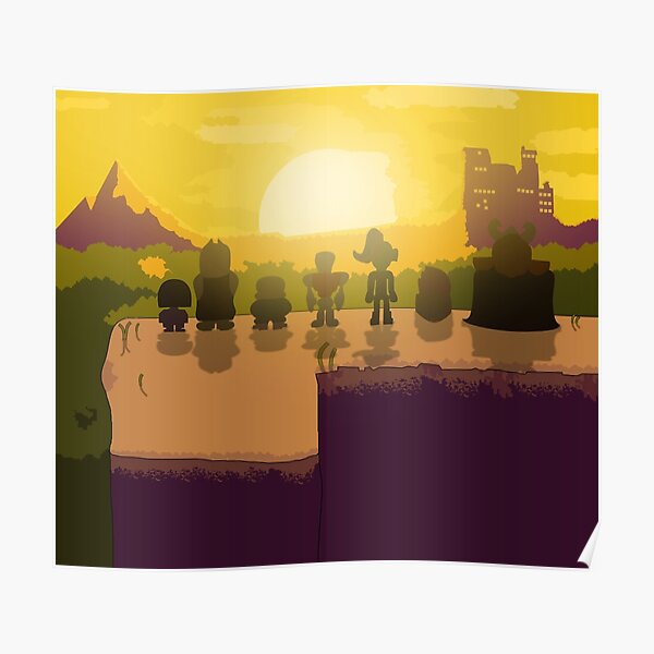 Undertale True Pacifist se terminant Poster