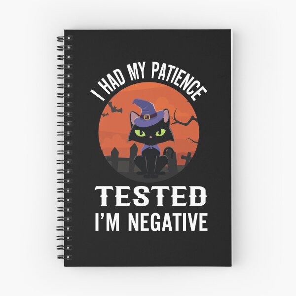 Item preview, I Had My Patience Tested I'm Negative designed and sold by Alpha555.