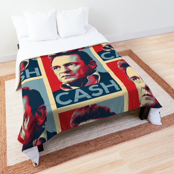 Cash in colorful Comforter