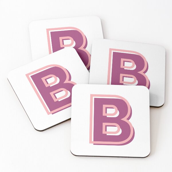 Item preview, pink and purple B letter designed and sold by charlyj___.