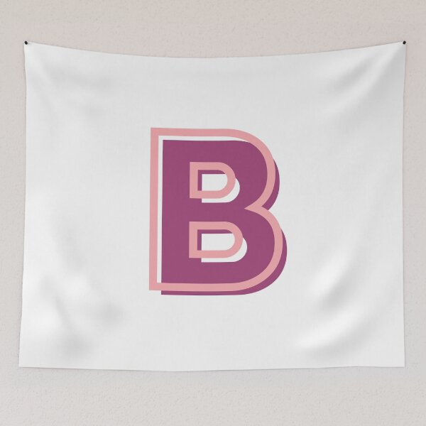 Item preview, pink and purple B letter designed and sold by charlyjovic.