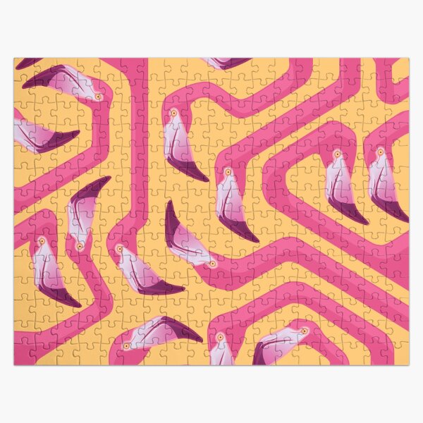 Flamingo Maze Jigsaw Puzzle
