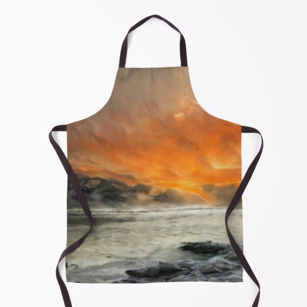 Item preview, Burning sunset sky designed and sold by Red Witch Art.