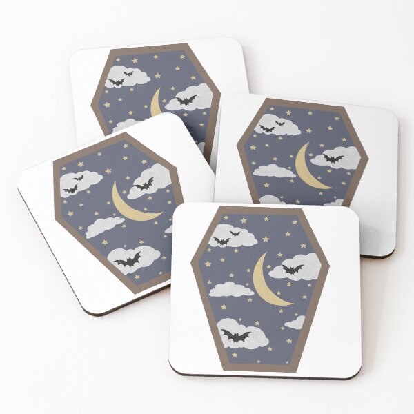 Item preview, Night Scene in Coffin designed and sold by ArmpitBeans.