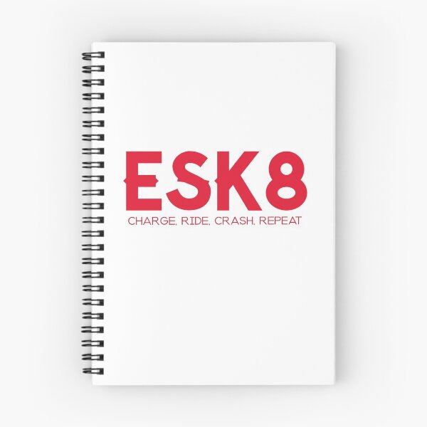 Item preview, ESK8, Charge, Ride, Crash, Repeat. designed and sold by SilverFoxStore.