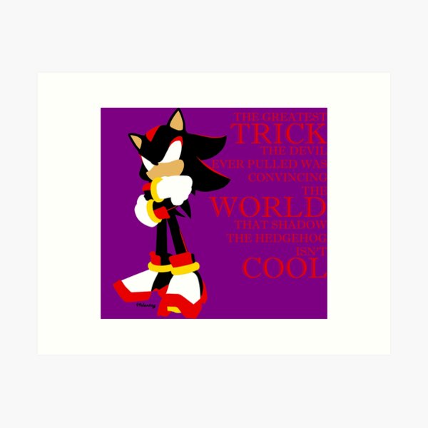 Item preview, "The Greatest Trick" Shadow the Hedgehog designed and sold by Dentays-Art.