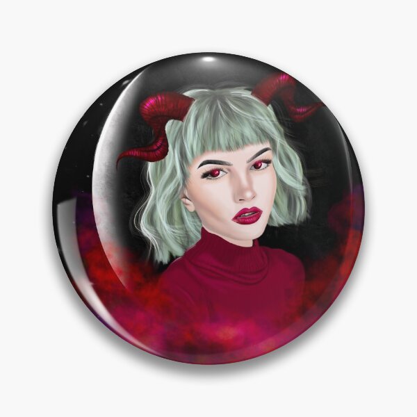 Artikelvorschau, FEMININE DEMON GIRL IN CRYSTAL MOON EGG! entworfen und verkauft von TYNEY92.