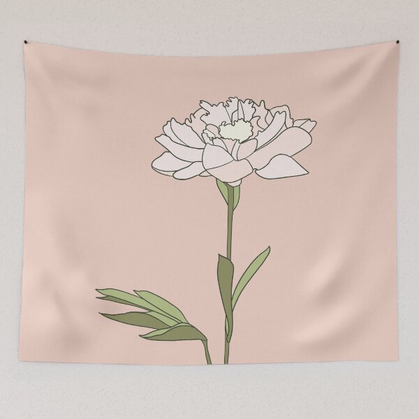 Item preview, Light Pastel Pink Carnation Flower  designed and sold by Aryeh Studio.