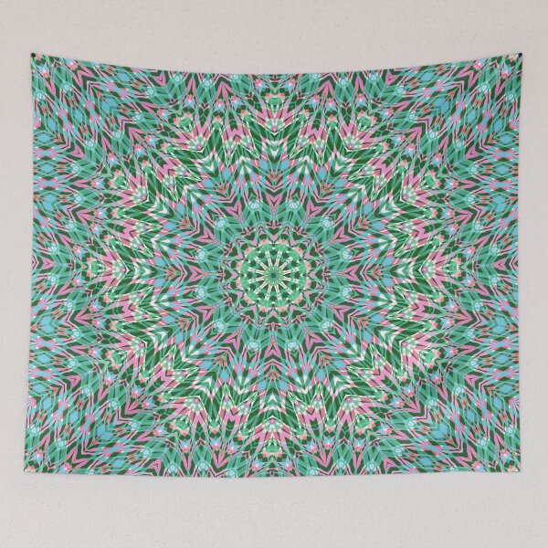 Item preview, Turquoise ornament , mandala , kaleidoscope  designed and sold by fuzzyfox.