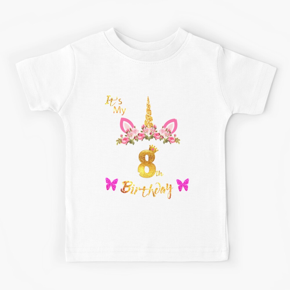 "8. Geburtstag T-Shirt für Mädchen" Kinder T-Shirt von MMG-Designs  Redbubble