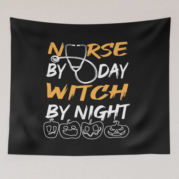 Item preview, Funny Halloween For Witch Nurses Nurse By Day Witch By Night GIFT  2021 designed and sold by AYMEDD.