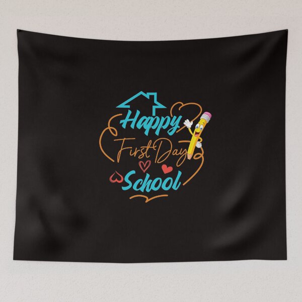 Item preview, Happy First Day School: Happy Back to School designed and sold by cutitoutsir.