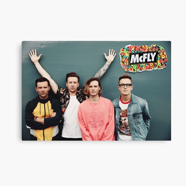 mcfly 2020 picture poster young dumb thrills new logo Canvas Print