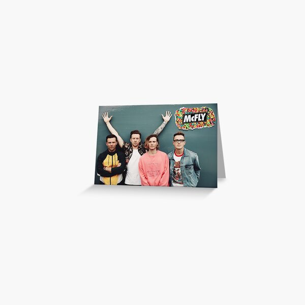 mcfly 2020 picture poster young dumb thrills new logo Greeting Card