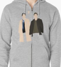 Destiel is real Zipped Hoodie