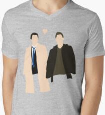 Destiel is real Men's V-Neck T-Shirt