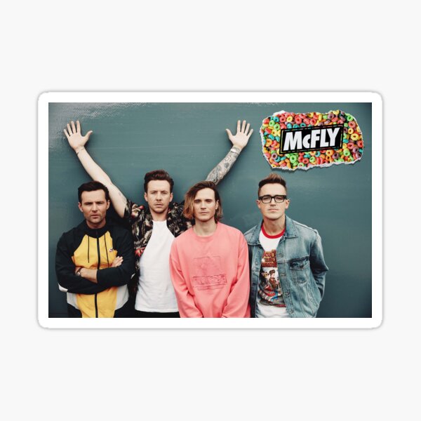 mcfly 2020 picture poster young dumb thrills new logo Sticker