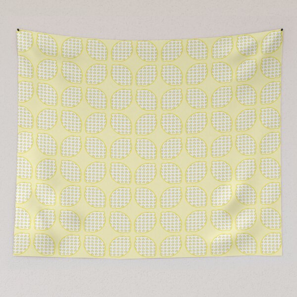 Item preview, Fun Lemon Yellow Kitchen Pattern designed and sold by PawsitiveMum.