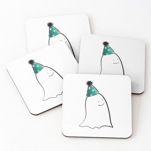 Item preview, Party Ghost (happy) designed and sold by Your Plant Friend.