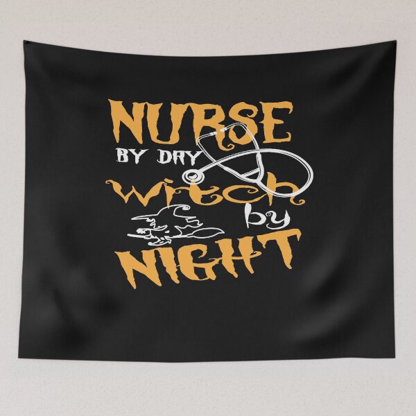 Item preview,  Funny Halloween For Witch Nurses Nurse By Day Witch By Night GIFT  2021 designed and sold by AYMEDD.