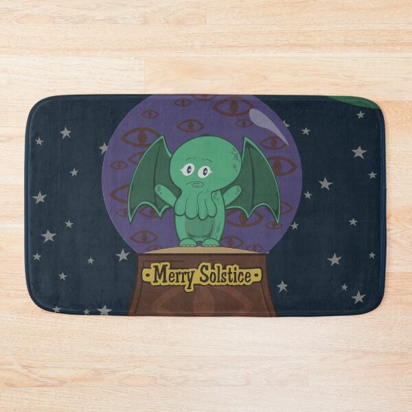 Item preview, Merry Solstice with Little Cthulhu designed and sold by EvilSheet.