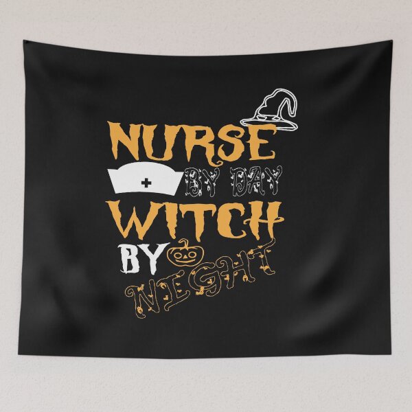 Item preview, Funny Halloween For Witch Nurses Nurse By Day Witch By Night GIFT 2021  designed and sold by AYMEDD.