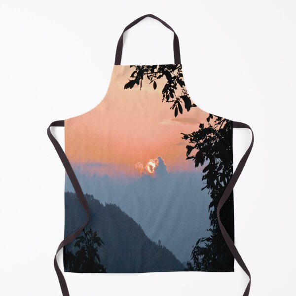 Item preview, Countryside mountain sunset designed and sold by Mariolangstieh.