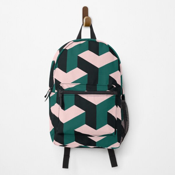 Item preview, Pink and Green Geometric Abstract designed and sold by PaperDreamPod.