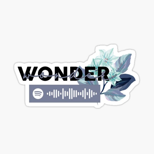 Wonder code spotify Glossy Sticker