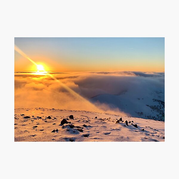 Item preview, Summit Sunset, Mt Hotham designed and sold by ajdesignsau.