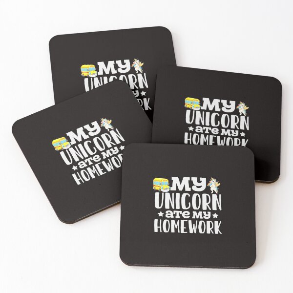 Item preview, My Unicorn ate my Homework: Back to School designed and sold by cutitoutsir.