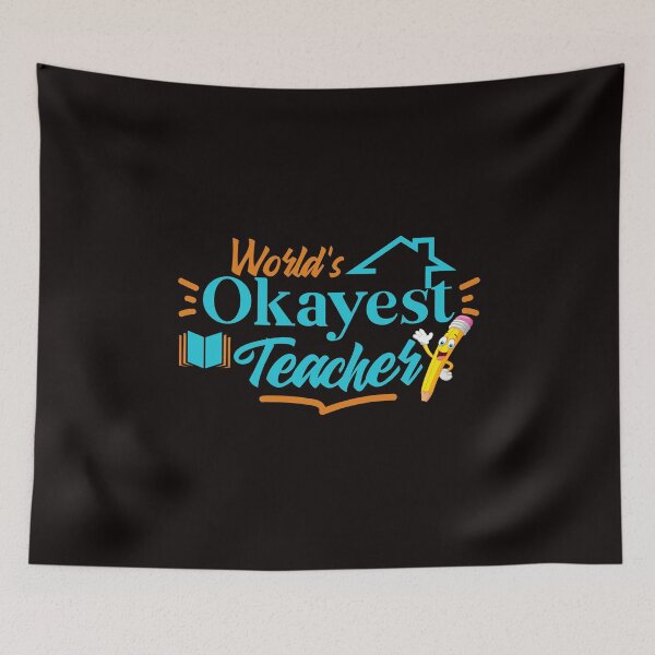 Item preview, World's Okayest Teacher: Back to School designed and sold by cutitoutsir.