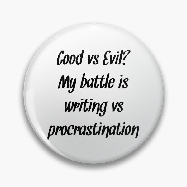 Item preview, Writing vs Procrastination Writing humor designed and sold by RaionKeiji.