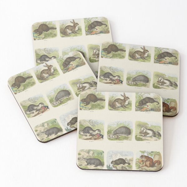 Item preview, Wild Animals, Hermann van der Moolen, c. 1820-1843 designed and sold by Gin  Neko.