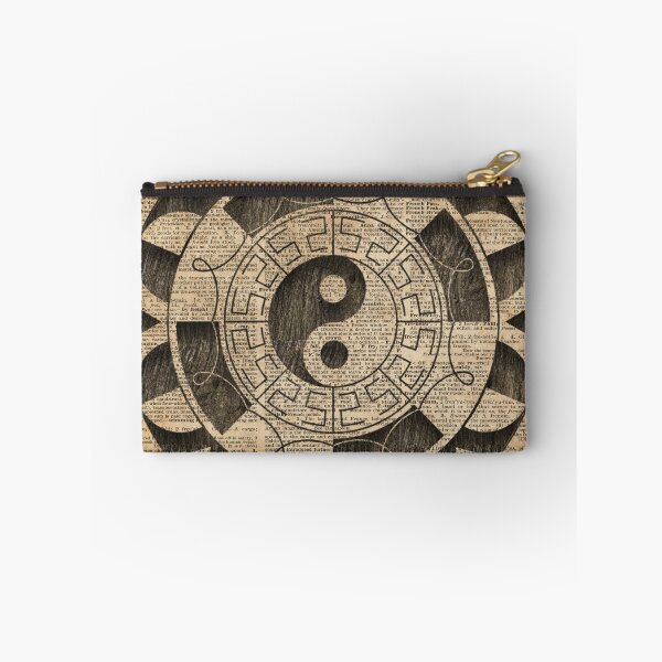Item preview, Yin And Yang Symbol Taijitu Mandala Vintage Dictionary Art designed and sold by DictionaryArt.