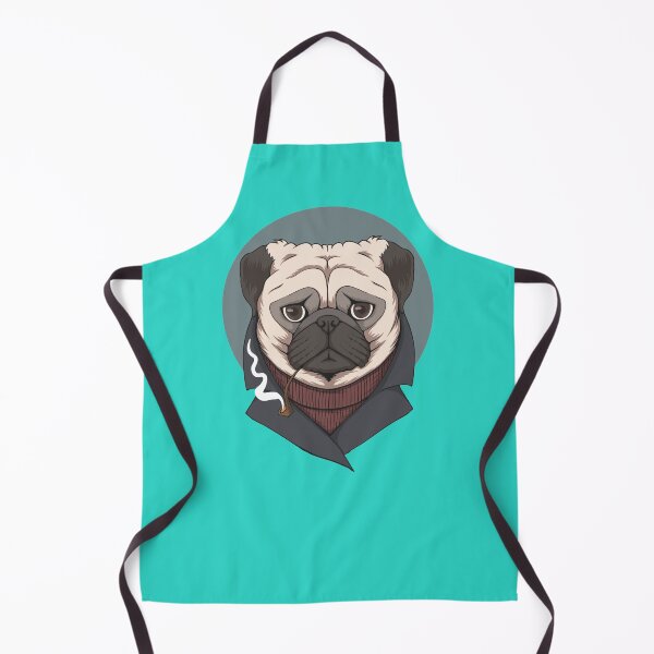 Item preview, Retro Pug Dog design gift for dog lovers designed and sold by BRtisticDesigns.