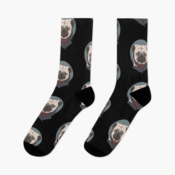 Item preview, Retro Pug Dog design gift for dog lovers designed and sold by BRtisticDesigns.