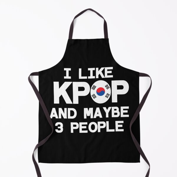Item preview, I LIKE KPOP AND MAYBE 3 PEOPLE Funny Quote Meme designed and sold by SugarSaint.