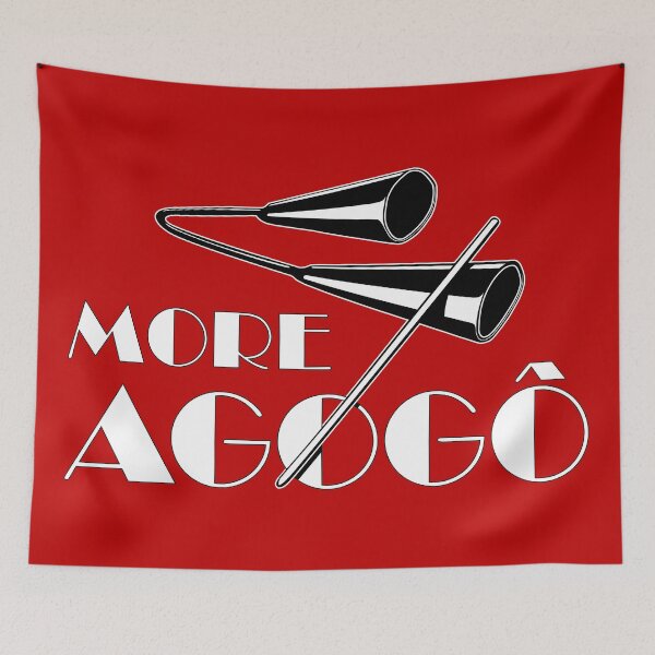 Item preview, More Agogo please! (on red) designed and sold by Groenendijk.