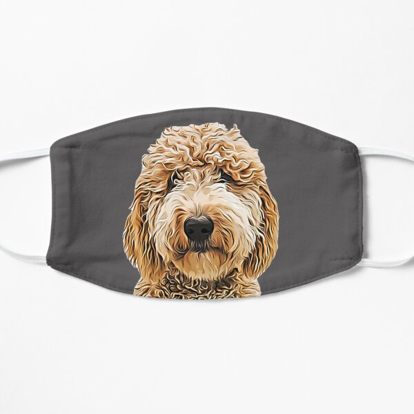 Labradoodle Golden Doodle Flat Mask