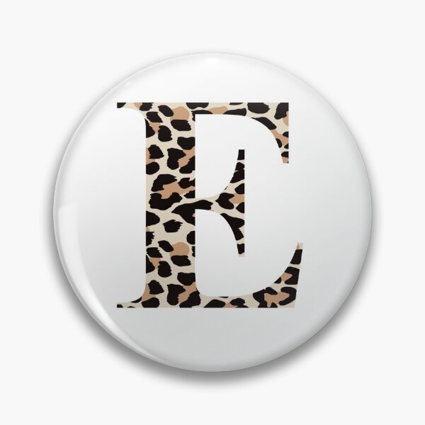 Item preview, Cheetah Print E Initial designed and sold by Elise Barker.