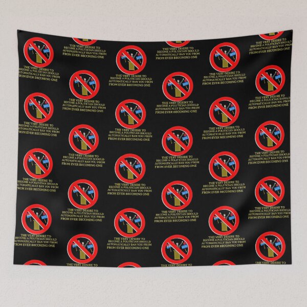 Item preview, NO POLITICIANS! designed and sold by Dumelang.