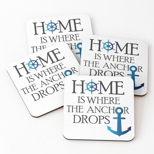 Item preview, Home Is Where The Anchor Drops designed and sold by 4AllTimes.