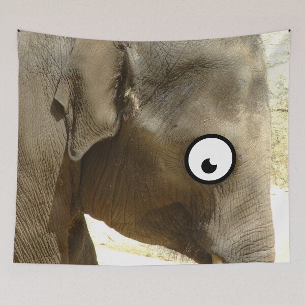 Item preview, Googly Eyed Elephant designed and sold by FullonFulton.