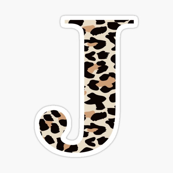 Cheetah Alphabet Stickers | Happy Planner