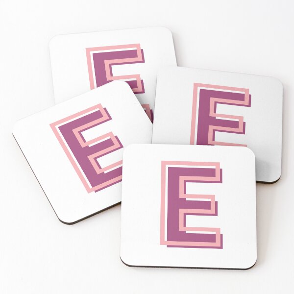 Item preview, pink and purple E letter designed and sold by charlyjovic.