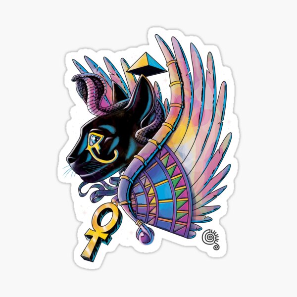 Pharaoh Cat Sticker